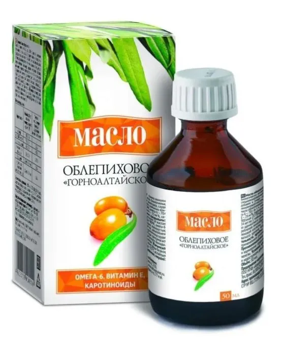 Алтайский букет масло Горноалтайское облепиха 50мл