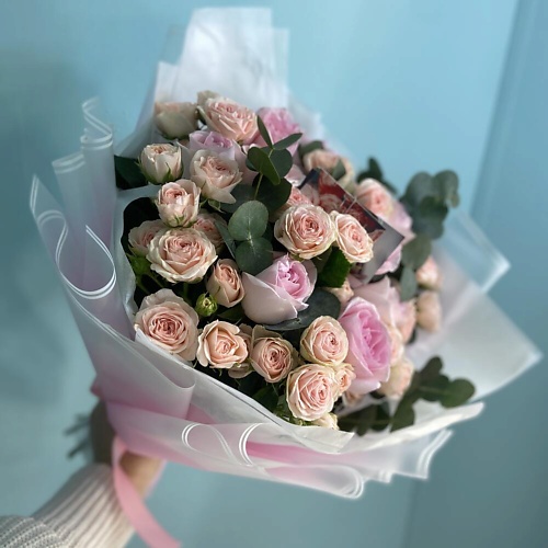 Букет живых цветов ЛЯ, БУКЕТ Ромашка