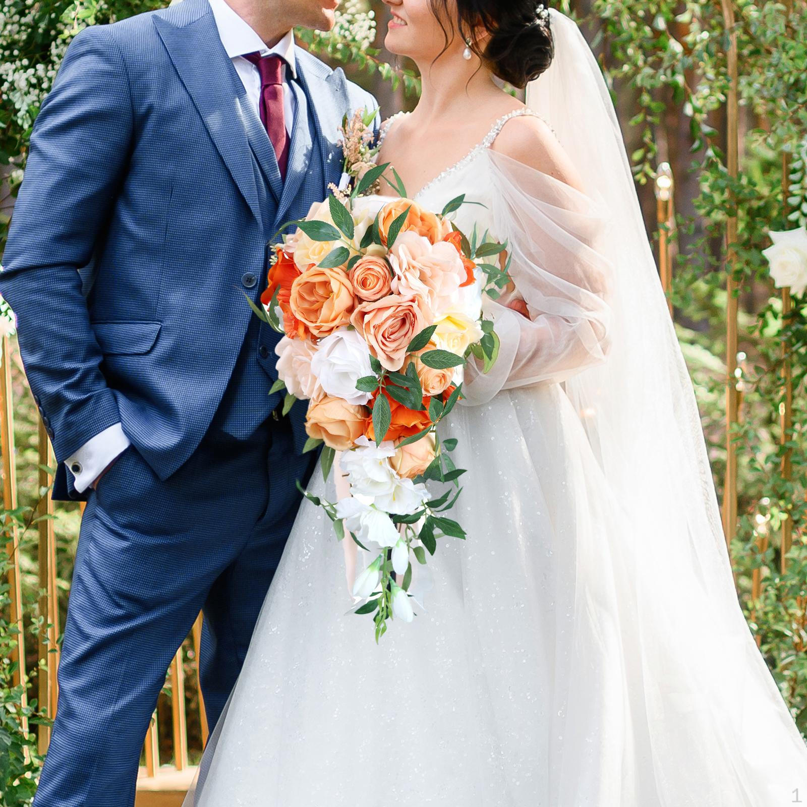 Свадебный букет невесты, элегантные украшения из искусственных цветов для подружки невесты