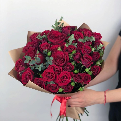 Букет живых цветов ЛЯ, БУКЕТ Красная страсть ️